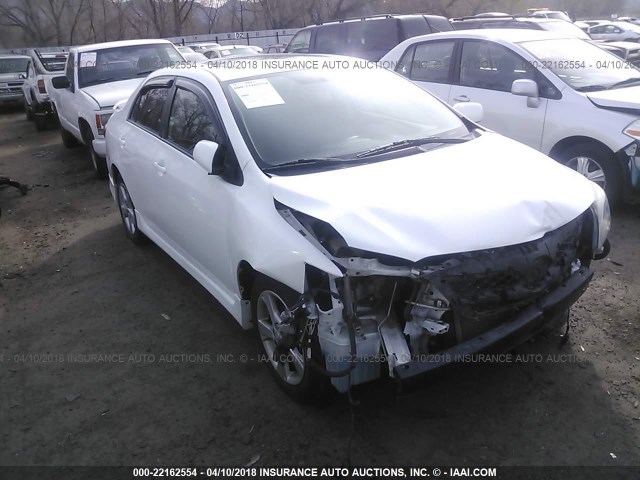 2T1BU4EEXBC548489 - 2011 TOYOTA COROLLA S/LE WHITE photo 1