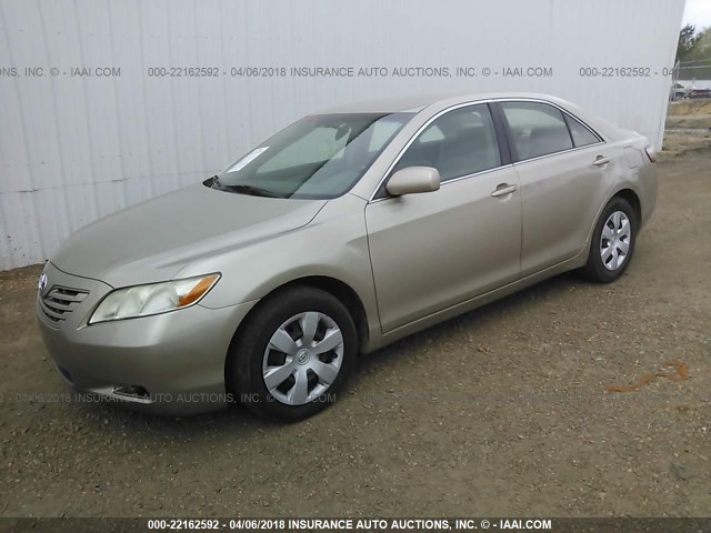4T1BE46K47U606801 - 2007 TOYOTA CAMRY NEW GENERATION CE/LE/XLE/SE BEIGE photo 2