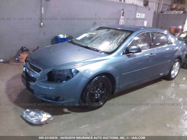 1G1ZG57N994202934 - 2009 CHEVROLET MALIBU LS 蓝色 照片 2