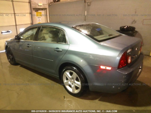 1G1ZG57N994202934 - 2009 CHEVROLET MALIBU LS 蓝色 照片 3