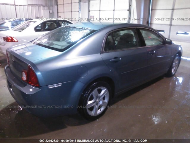 1G1ZG57N994202934 - 2009 CHEVROLET MALIBU LS 蓝色 照片 4