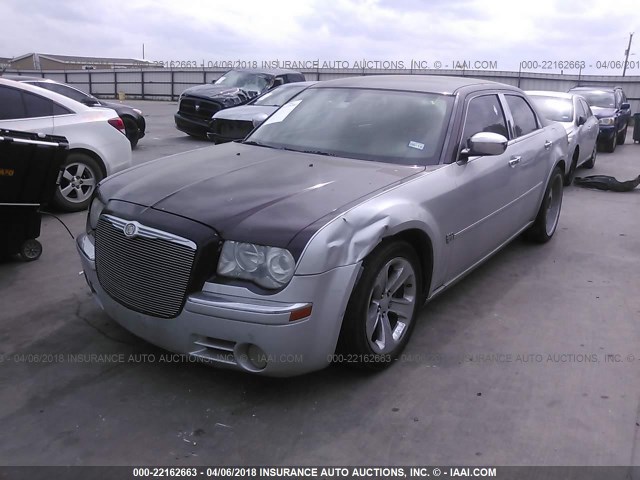 2C3KA63H47H753972 - 2007 CHRYSLER 300C SILVER photo 2