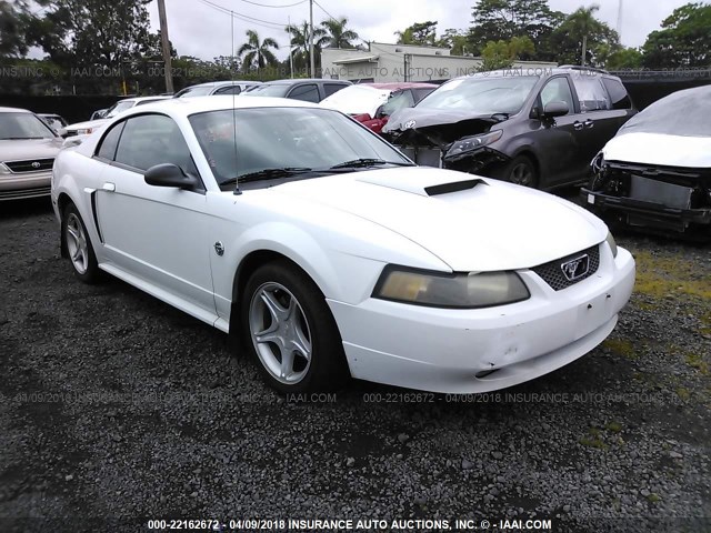 1FAFP42X04F128092 - 2004 FORD MUSTANG GT WHITE photo 1