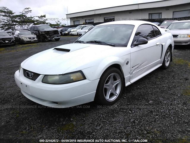1FAFP42X04F128092 - 2004 FORD MUSTANG GT WHITE photo 2
