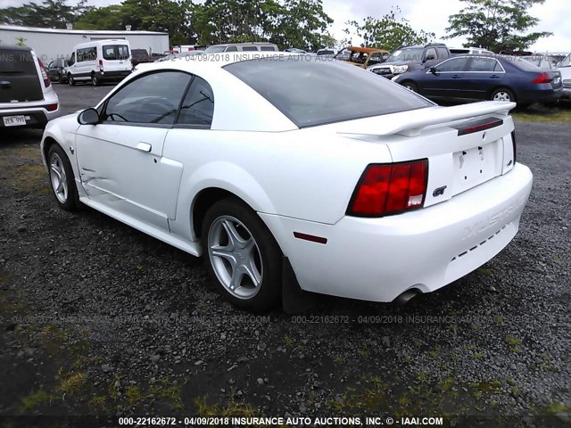 1FAFP42X04F128092 - 2004 FORD MUSTANG GT WHITE photo 3