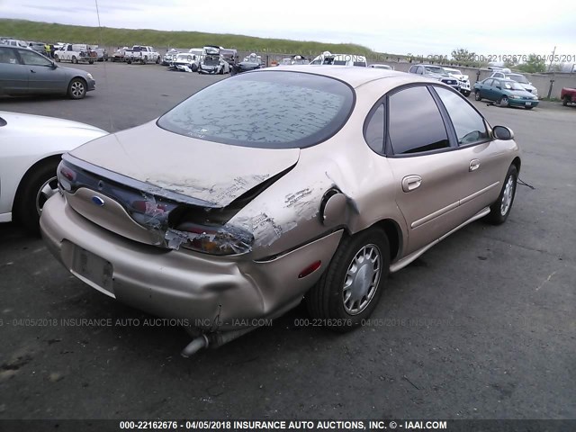 1FALP53S4VG295773 - 1997 FORD TAURUS LX BROWN photo 4