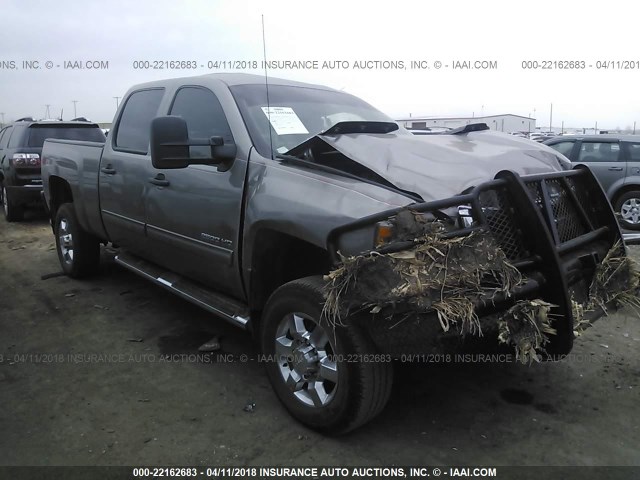 1GC1KXC88DF181571 - 2013 CHEVROLET SILVERADO K2500 HEAVY DUTY LT GRAY photo 1