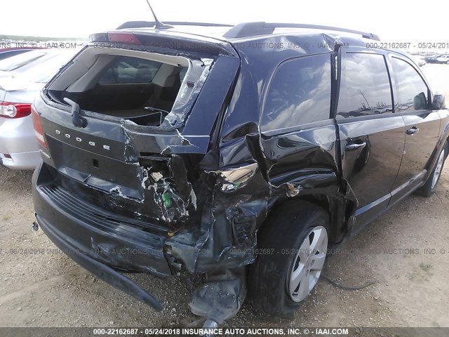 3C4PDCBG4CT135942 - 2012 DODGE JOURNEY SXT BLACK photo 6