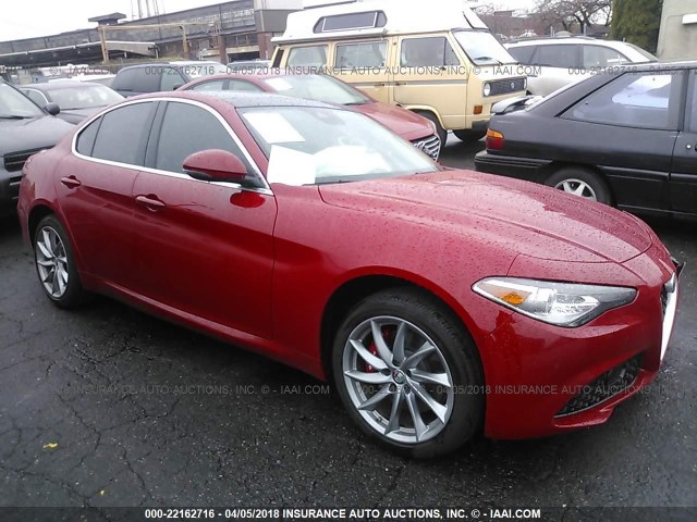 ZARFAEDN0H7549510 - 2017 ALFA ROMEO GIULIA Q4 RED photo 1