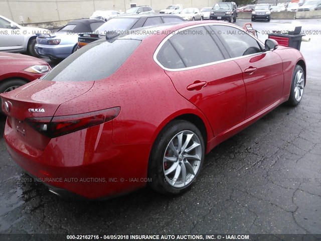 ZARFAEDN0H7549510 - 2017 ALFA ROMEO GIULIA Q4 Qırmızı foto 4