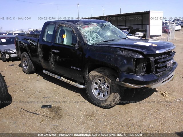 1GTSKTEA8AZ174160 - 2010 GMC SIERRA K1500 BLACK photo 1