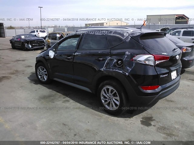 KM8J3CA47HU479581 - 2017 HYUNDAI TUCSON LIMITED/SPORT AND ECO/SE BLACK photo 3