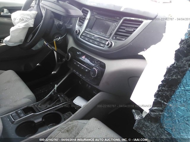 KM8J3CA47HU479581 - 2017 HYUNDAI TUCSON LIMITED/SPORT AND ECO/SE BLACK photo 5