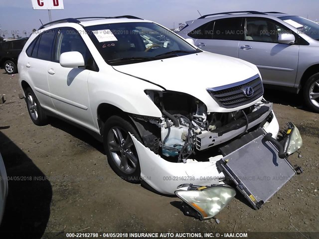 JTJGW31U360004551 - 2006 LEXUS RX 400 WHITE photo 1