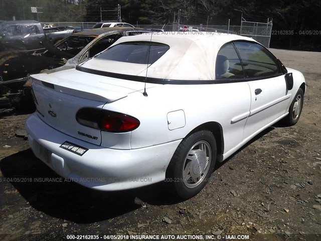 4G1JF32T6VB108265 - 1997 CHEVROLET CAVALIER LS WHITE photo 4