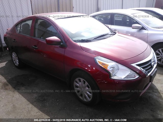 3N1CN7AP4HL804788 - 2017 NISSAN VERSA S/S PLUS/SV/SL RED photo 1