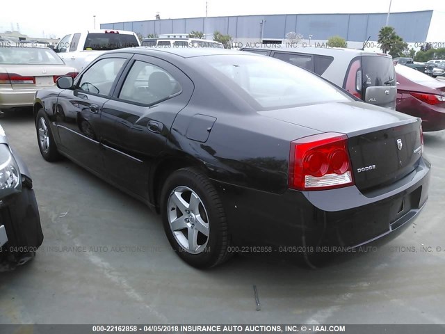 2B3CA3CV6AH253633 - 2010 DODGE CHARGER SXT BLACK photo 3