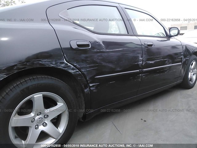 2B3CA3CV6AH253633 - 2010 DODGE CHARGER SXT BLACK photo 6