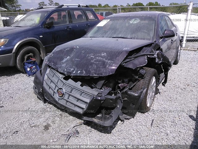 1G6DA5EGXA0134584 - 2010 CADILLAC CTS BURGUNDY photo 6