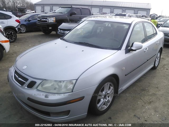 YS3FD49Y561130477 - 2006 SAAB 9-3 SILVER photo 2