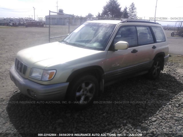 JF1SF65582H707954 - 2002 SUBARU FORESTER S 金色 照片 2