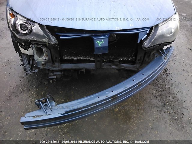 JF1GE61668H500186 - 2008 SUBARU IMPREZA 2.5I BLUE photo 6