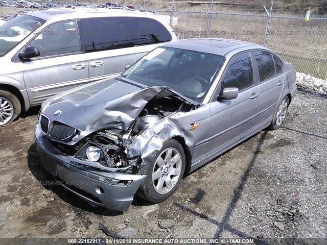 WBAET37423NJ35735 - 2003 BMW 325 I GRAY photo 2