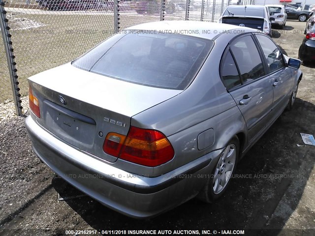 WBAET37423NJ35735 - 2003 BMW 325 I GRAY photo 4