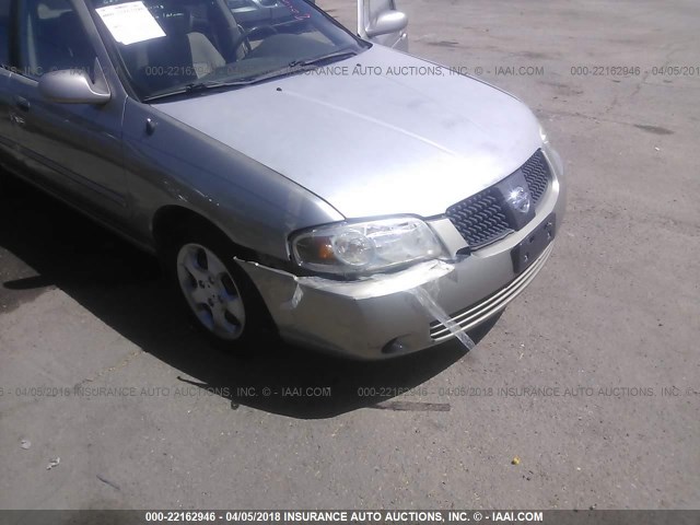 3N1CB51D84L882536 - 2004 NISSAN SENTRA 1.8/1.8S SILVER photo 6