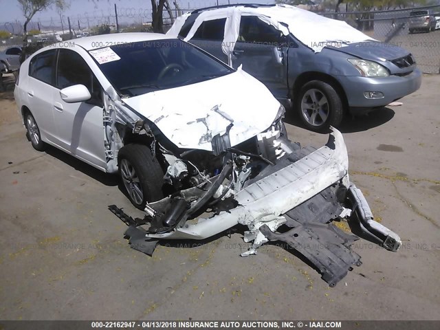 JHMZE2H7XDS002451 - 2013 HONDA INSIGHT EX WHITE photo 1