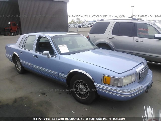 1LNLM81W3RY740753 - 1994 LINCOLN TOWN CAR EXECUTIVE Синий фото 1