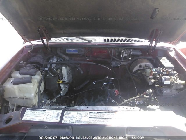 4M2DU52P3VUJ18289 - 1997 MERCURY MOUNTAINEER  RED photo 10