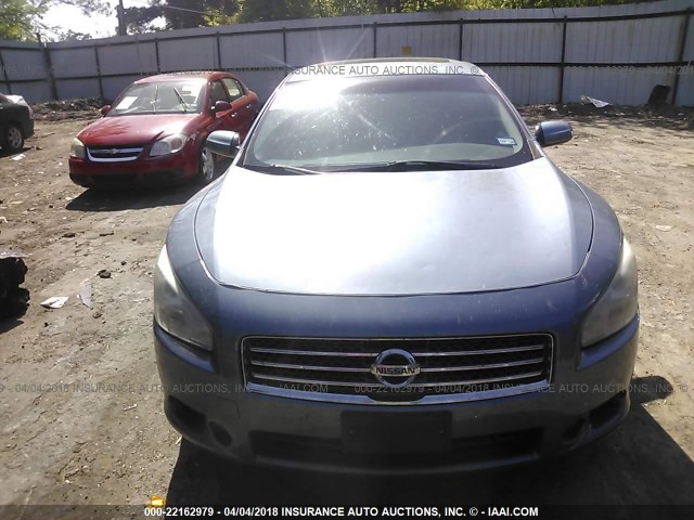 1N4AA5AP2BC867756 - 2011 NISSAN MAXIMA S/SV BLUE photo 6