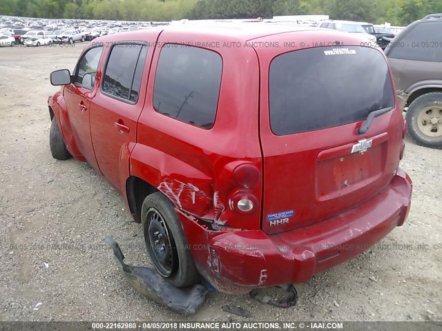 3GNDA13D38S549822 - 2008 CHEVROLET HHR LS RED photo 3