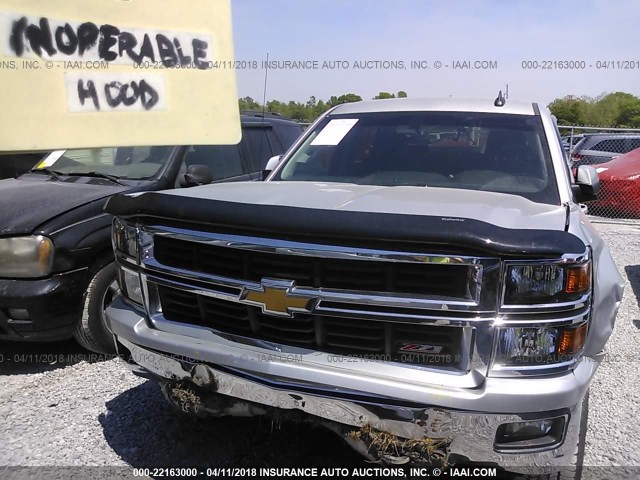 3GCUKRECXFG267170 - 2015 CHEVROLET SILVERADO K1500 LT SILVER photo 10