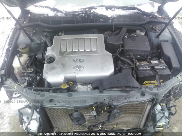 4T1BK46K87U523235 - 2007 TOYOTA CAMRY NEW GENERAT LE/XLE/SE TEAL photo 10