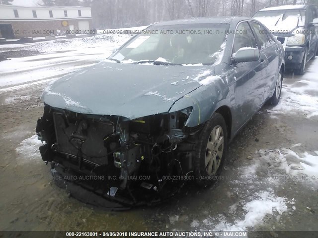 4T1BK46K87U523235 - 2007 TOYOTA CAMRY NEW GENERAT LE/XLE/SE TEAL photo 2