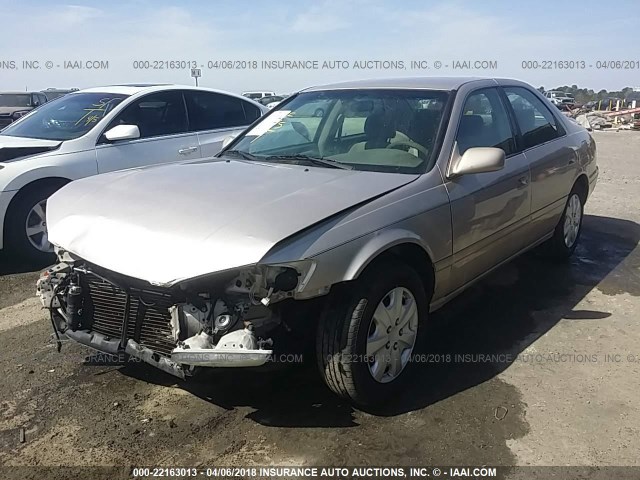4T1BG22K1YU998447 - 2000 TOYOTA CAMRY CE/LE/XLE 金色 照片 2