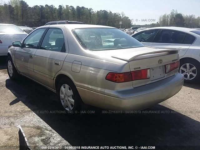 4T1BG22K1YU998447 - 2000 TOYOTA CAMRY CE/LE/XLE 金色 照片 3