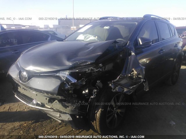 JTMWFREV9JJ730969 - 2018 TOYOTA RAV4 ADVENTURE/XLE 灰色 照片 2