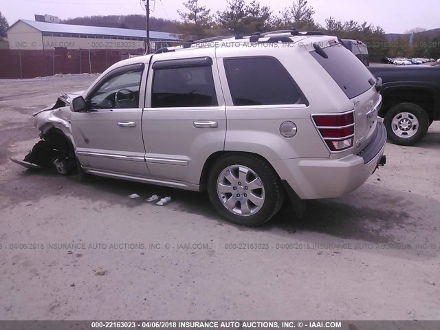 1J8HR68T69C507127 - 2009 JEEP GRAND CHEROKEE OVERLAND TAN photo 3