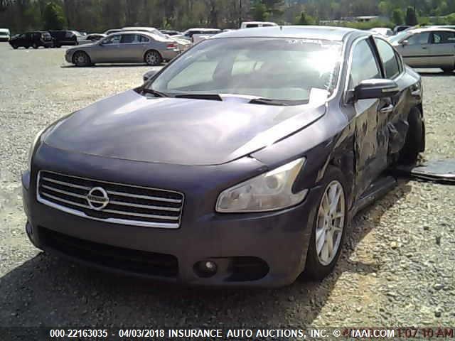 1N4AA51E69C829472 - 2009 NISSAN MAXIMA S/SV BLUE photo 1