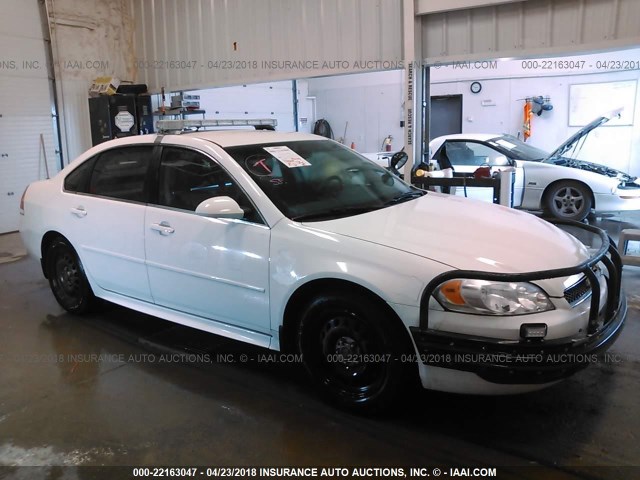 2G1WD5E30C1276808 - 2012 CHEVROLET IMPALA POLICE WHITE photo 1