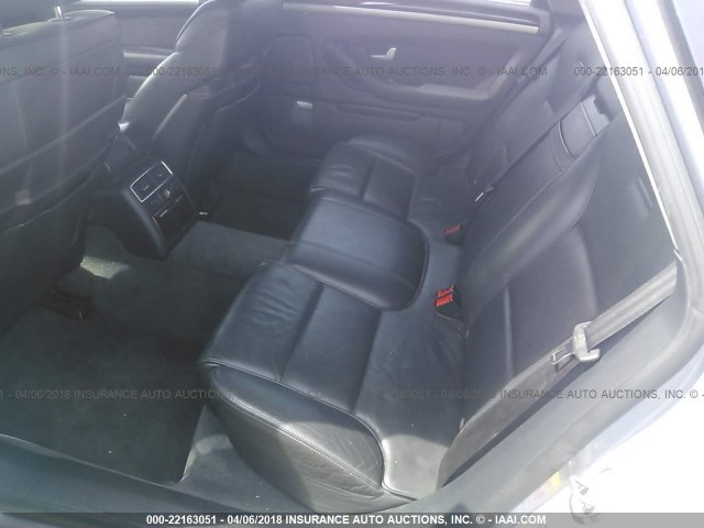 WAUML44EX6N014079 - 2006 AUDI A8 L QUATTRO BLUE photo 8