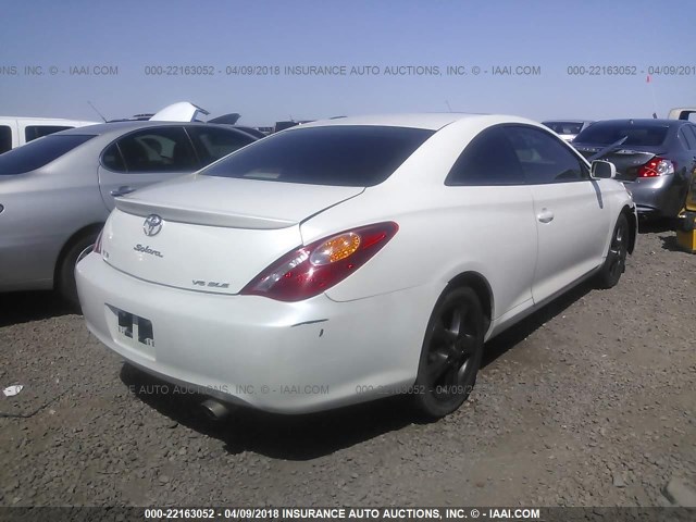 4T1CA30P06U070748 - 2006 TOYOTA CAMRY SOLARA SE/SLE თეთრი ფოტო 4
