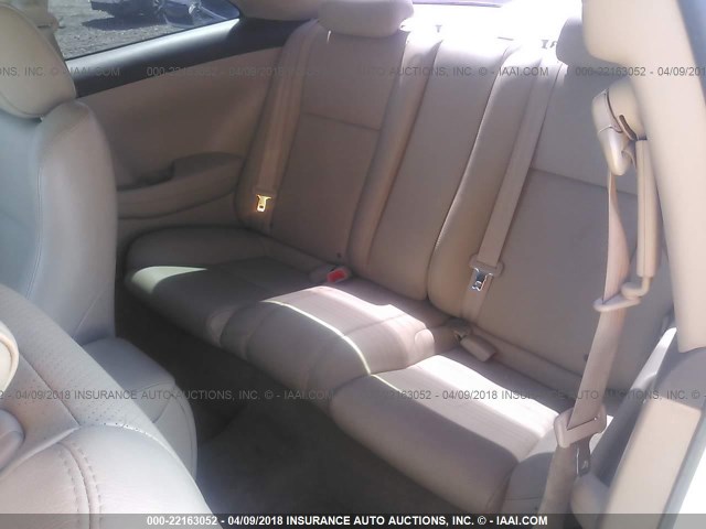 4T1CA30P06U070748 - 2006 TOYOTA CAMRY SOLARA SE/SLE თეთრი ფოტო 8