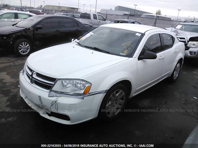 1B3BD4FB8BN551653 - 2011 DODGE AVENGER EXPRESS 白色 照片 2