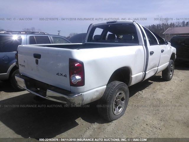3D7KS28AX7G808511 - 2007 DODGE RAM 2500 ST/SLT 白色 照片 4