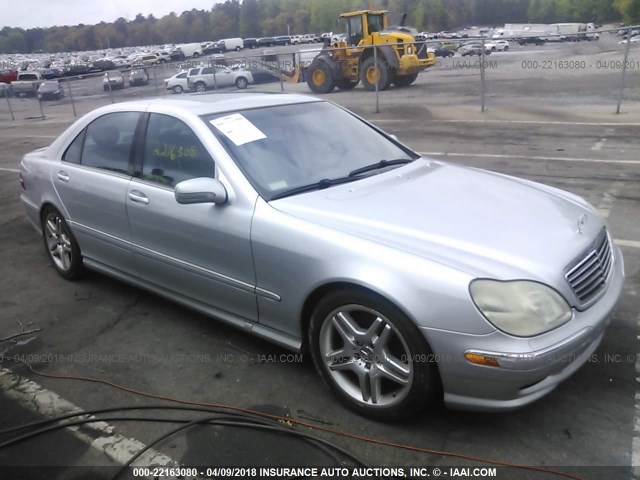 WDBNG75J51A185992 - 2001 MERCEDES-BENZ S 500 SILVER photo 1