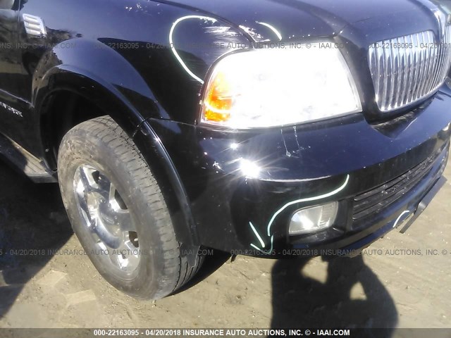 5LMFU28575LJ02078 - 2005 LINCOLN NAVIGATOR BLACK photo 6
